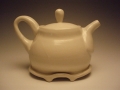 White altered teapot, 2008