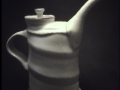 Soda Fired White Teapot